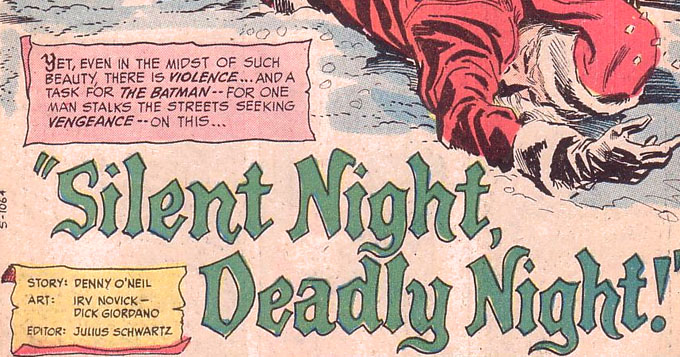Every holiday season, comic books seem to produce plenty of appropriately themed books. Like movies and games based on comic books, these holiday themed comics are either hit-or-miss. Finding a comic book that has a serious non-campy story is hard to come across. The following Batman story from 1971 is a little campy but does a great job of trying to mix the “gritty” world of the Batman with a holiday miracle.